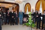 proděkan FF UK Ing. Jiří Gregor, ředitel Českého egyptologického ústavu FF UK prof. Ladislav Bareš, doc. Miroslav Bárta, prof. Eugen Strouhal. Bc. Lenka Suková