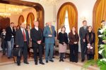 doc. Miroslav Bárta, ředitel Českého egyptologického ústavu FF UK prof. Ladislav Bareš, prof. Eugen Strouhal, Bc. Lenka Suková, PhDr. Jana Mynářová, PhD., Pavel Onderka, PhDr. Lucie Wittlichová, PhD.