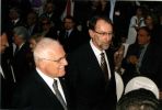 prezident ČR Václav Klaus s profesorem Miroslavem Vernerem