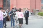 prof. Miroslav Verner hovoří pro egyptskou televizi